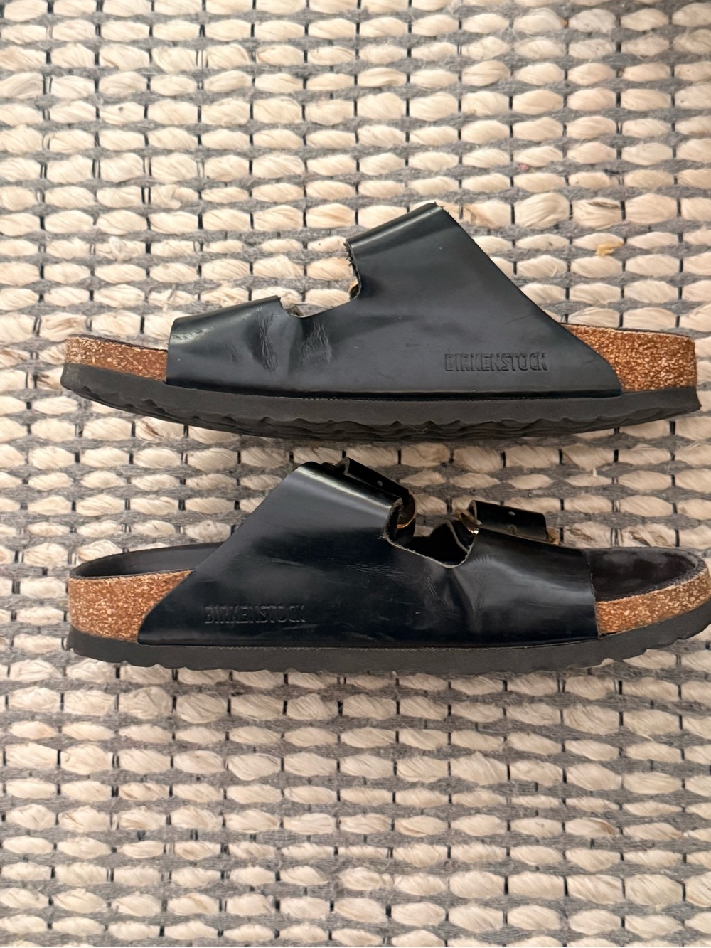Birkenstock Arizona High Shine Big Buckle Sandal- 38 - Picture 3 of 3